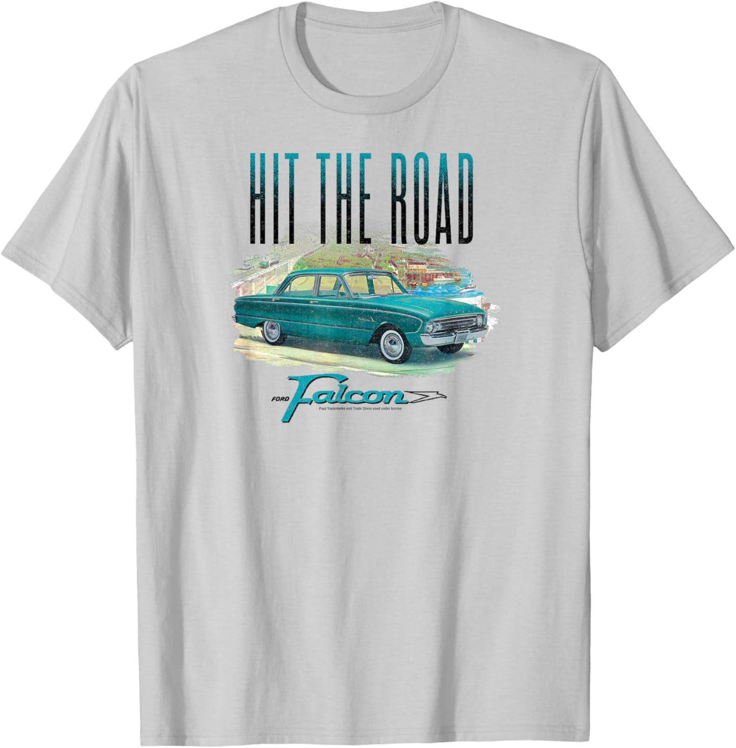 Ford - Hit The Road Falcon T-Shirt - T-Shirt | Ash