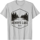 Henrys Lake Idaho Outdoors Vintage T-Shirt - T-Shirt | Ash