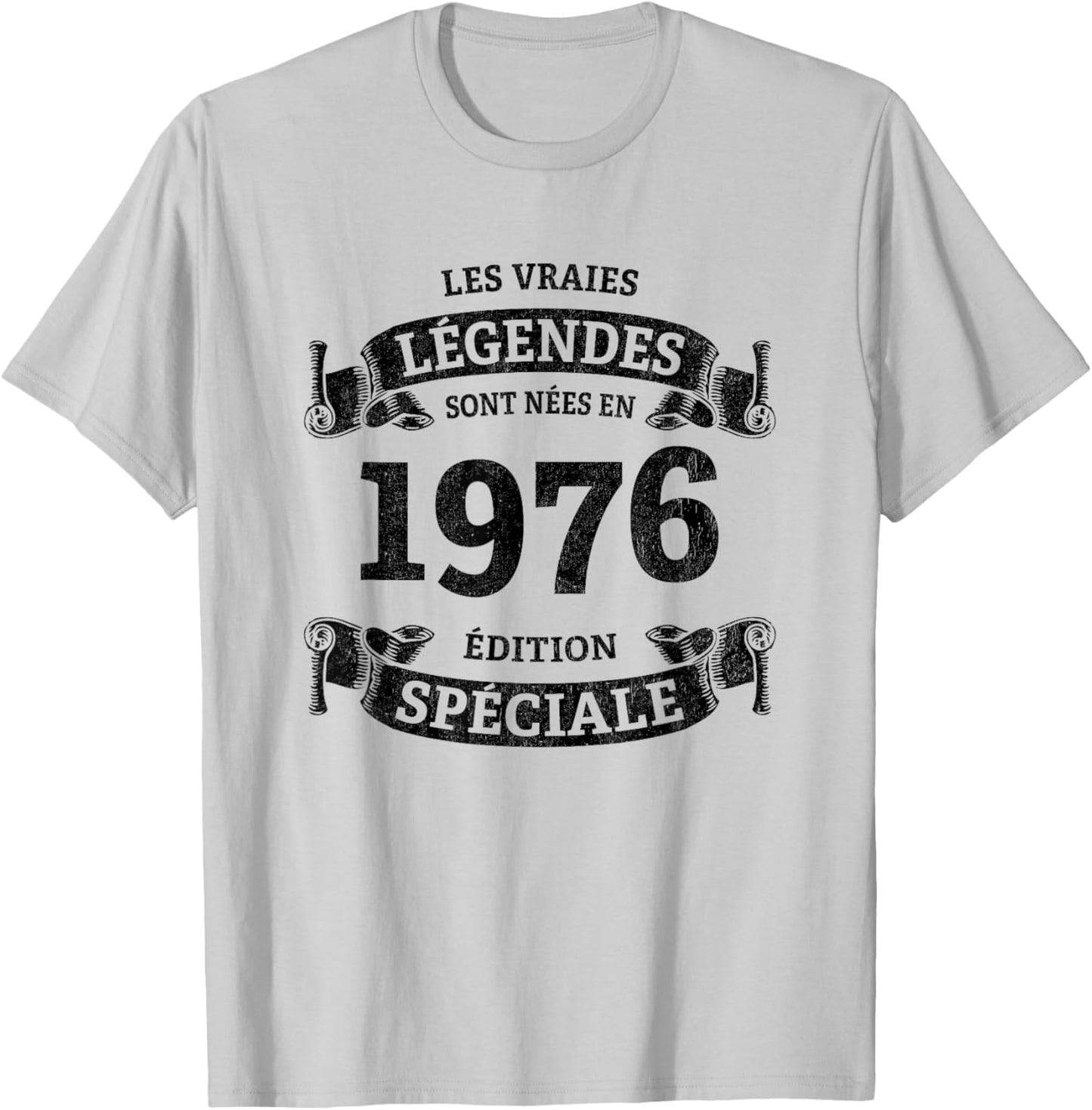 Legends Are Born In 1976 Vintage 50th Anniversary T-Shirt - T-Shirt | Ash