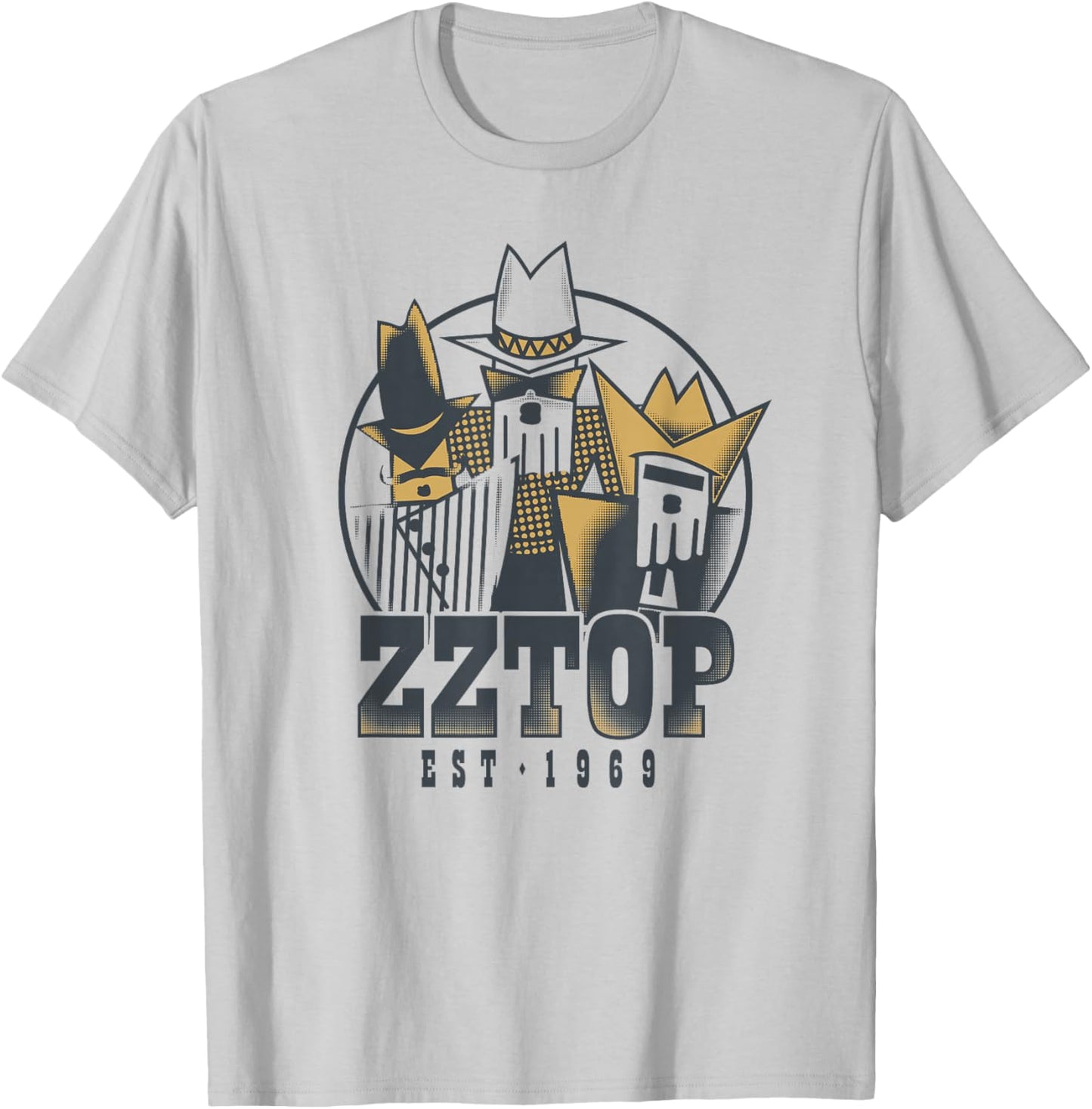 ZZ Top Tres Hombres Tour T-Shirt - T-Shirt | Ash