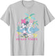 Disney Mickey and Friends Beach Vibes Minnie Daisy Big Logo T-Shirt - T-Shirt | Ash