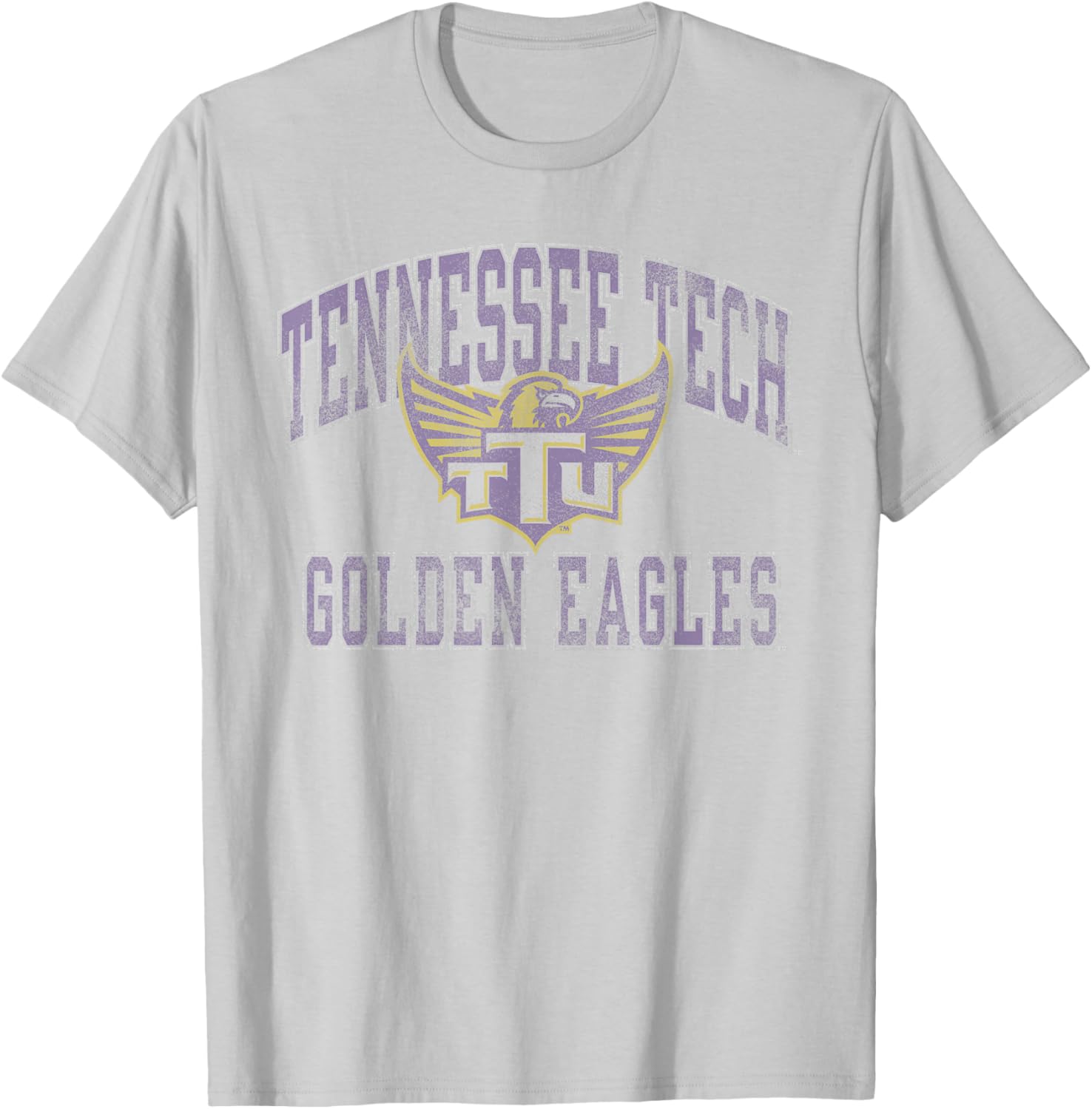 Tennessee Tech Golden Eagles Vintage Worn Gray T-Shirt - T-Shirt | Ash