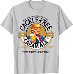 Funny German Oktoberfest Bavarian Trump Beer T-Shirt - T-Shirt | Ash
