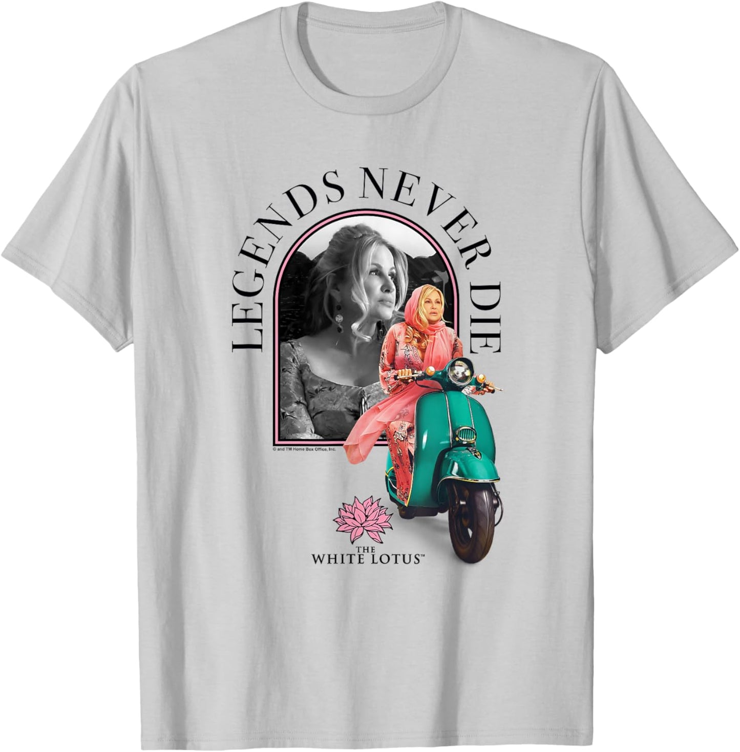 The White Lotus HBO Original Series Legends Never Die T-Shirt - T-Shirt | Ash