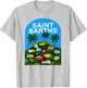 Saint Barths Retro Caribbean Island Travel Vibe T-Shirt - T-Shirt | Ash