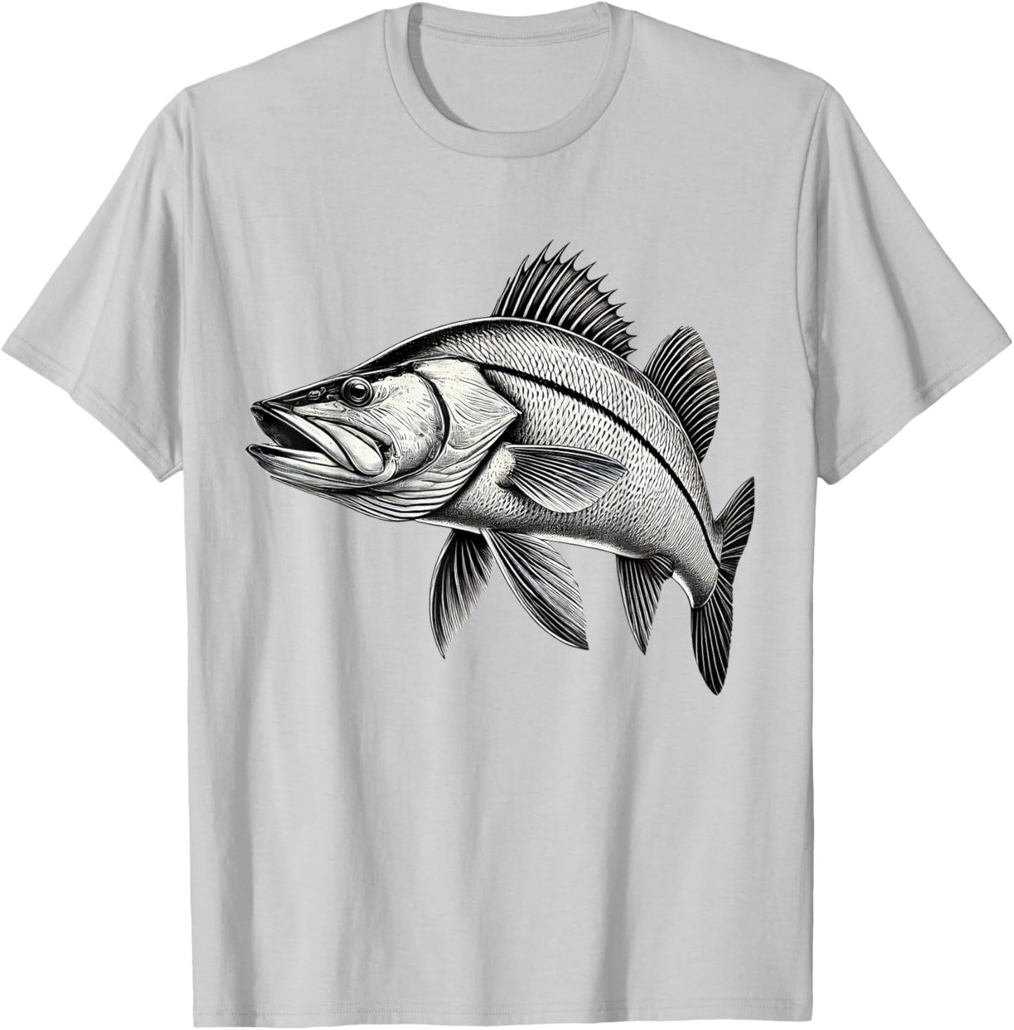 Snook Robalo Game Fish Vintage Fishing Lovers Gifts T-Shirt - T-Shirt | Ash