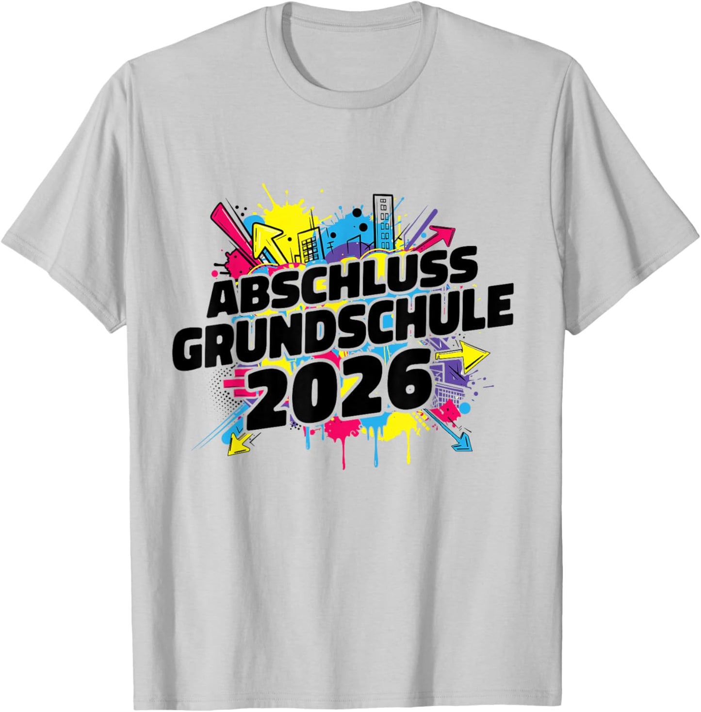Grundschule Absolvent Abgänger Grundschule Abschluss 2026 T-Shirt - T-Shirt | Ash