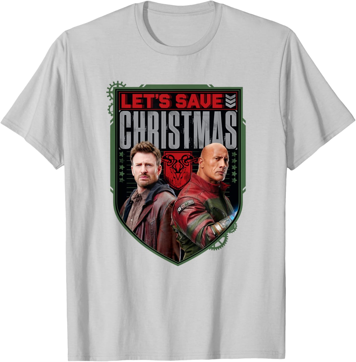 Red One - Let's Save Christmas T-Shirt - T-Shirt | Ash