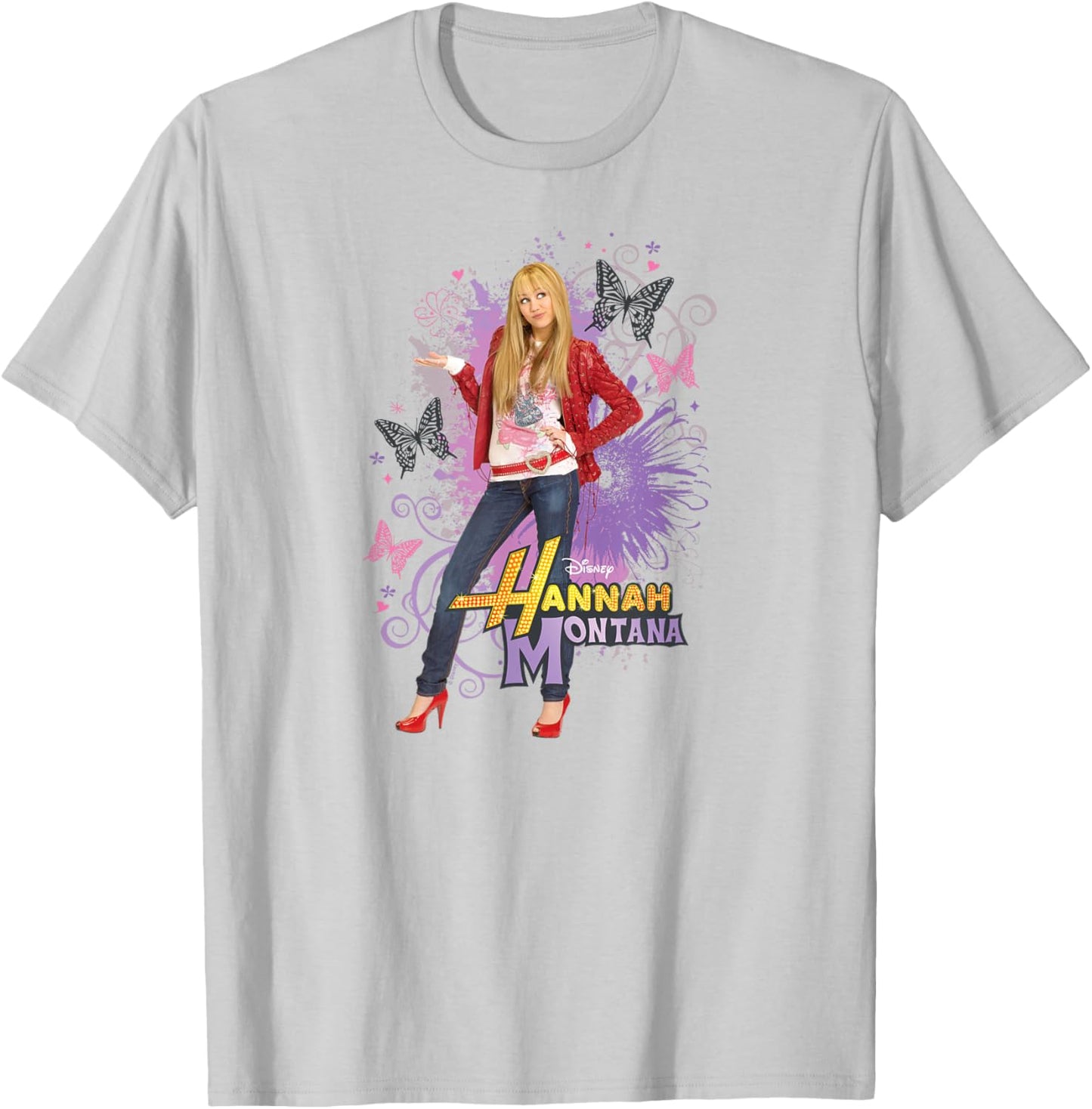 Disney - Hannah Montana - Y2K Pop-Star Pose T-Shirt - T-Shirt | Ash