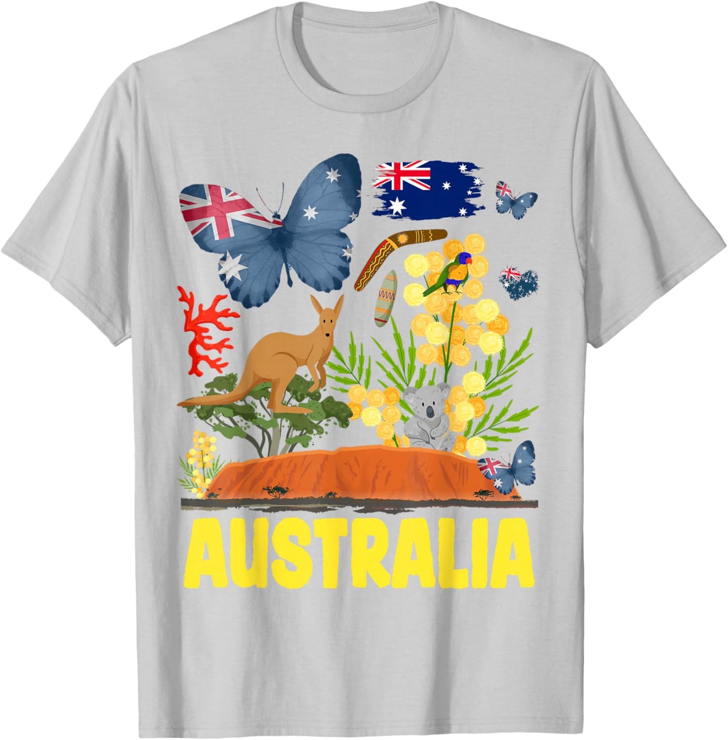 Australia Costume Outfit Idea & Australian Flag T-Shirt - T-Shirt | Ash