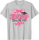 Graduation 2026 Class of 2026 Senior Pink Coquette Bow T-Shirt - T-Shirt | Ash