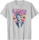 Willy Wonka and The Chocolate Factory Colorful Heart Movie T-Shirt - T-Shirt | Ash
