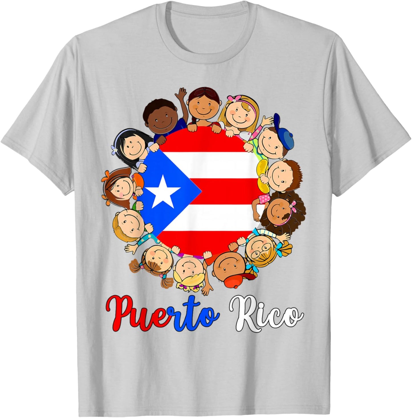 Puerto Rico Hispanic Heritage Month Boricua Rican Kids T-Shirt - T-Shirt | Ash