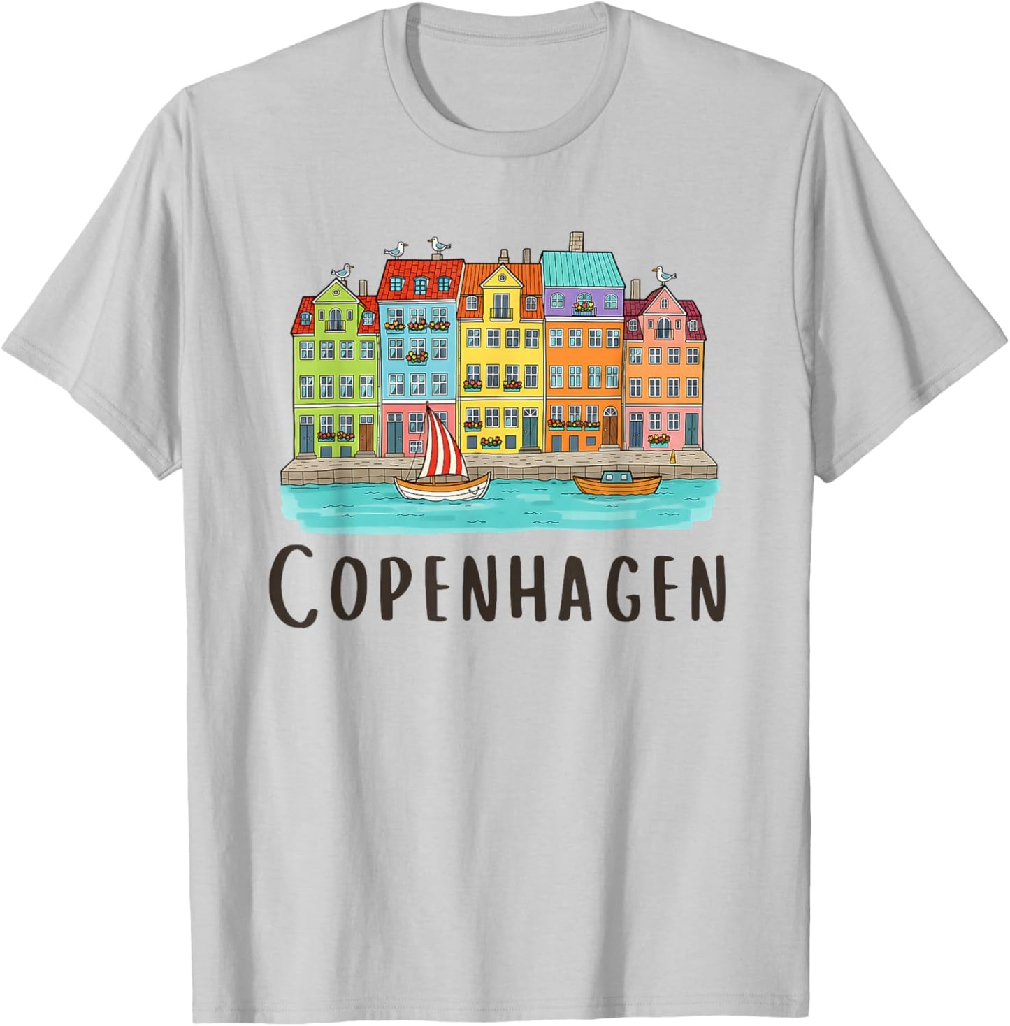 Copenhagen Denmark/Copenhagen T-Shirt - T-Shirt | Ash