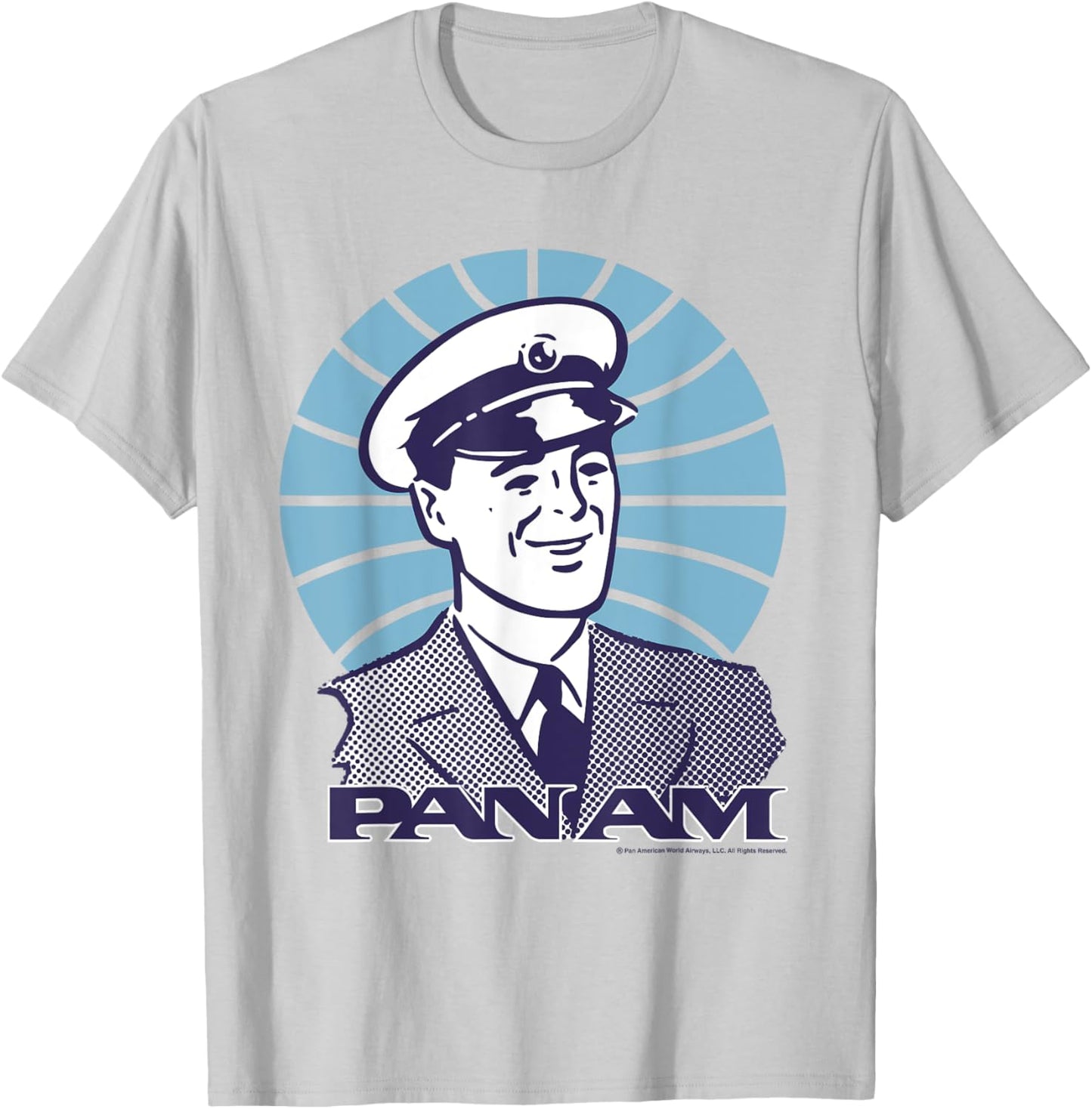 Pan Am Pilot Smile T-Shirt - T-Shirt | Ash