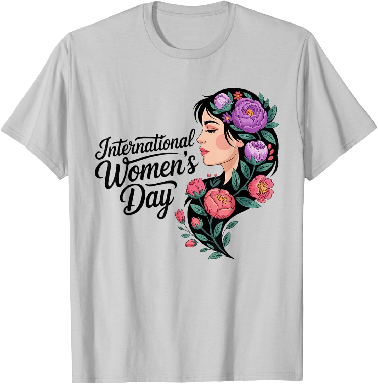 International Women's Day 2026 8 March T-Shirt - T-Shirt | Ash