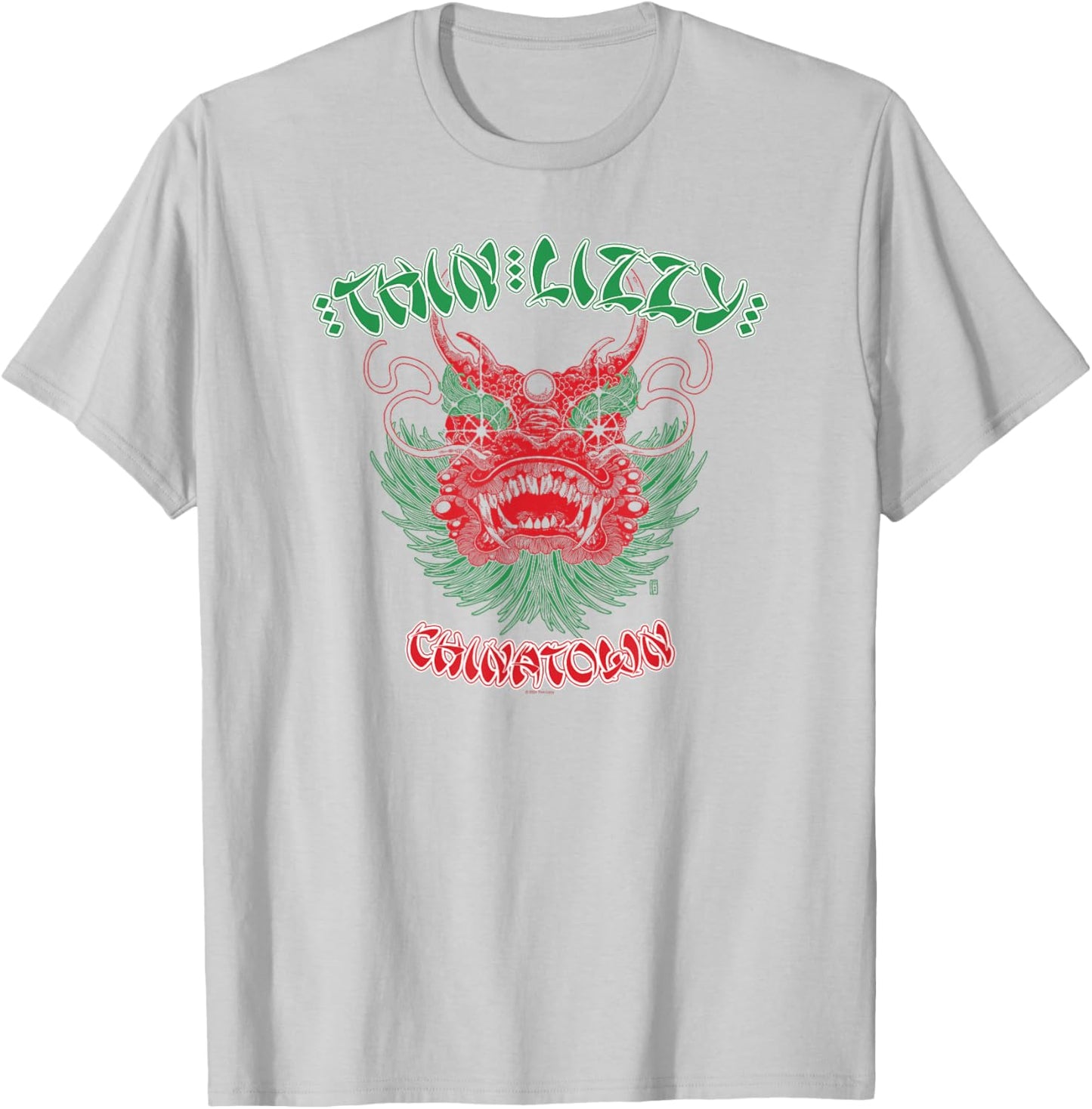 Thin Lizzy – Dragon Head T-Shirt - T-Shirt | Ash