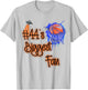 #44 Biggest Fan of Basketball Player Number 44 Dad Mom T-Shirt - T-Shirt | Ash