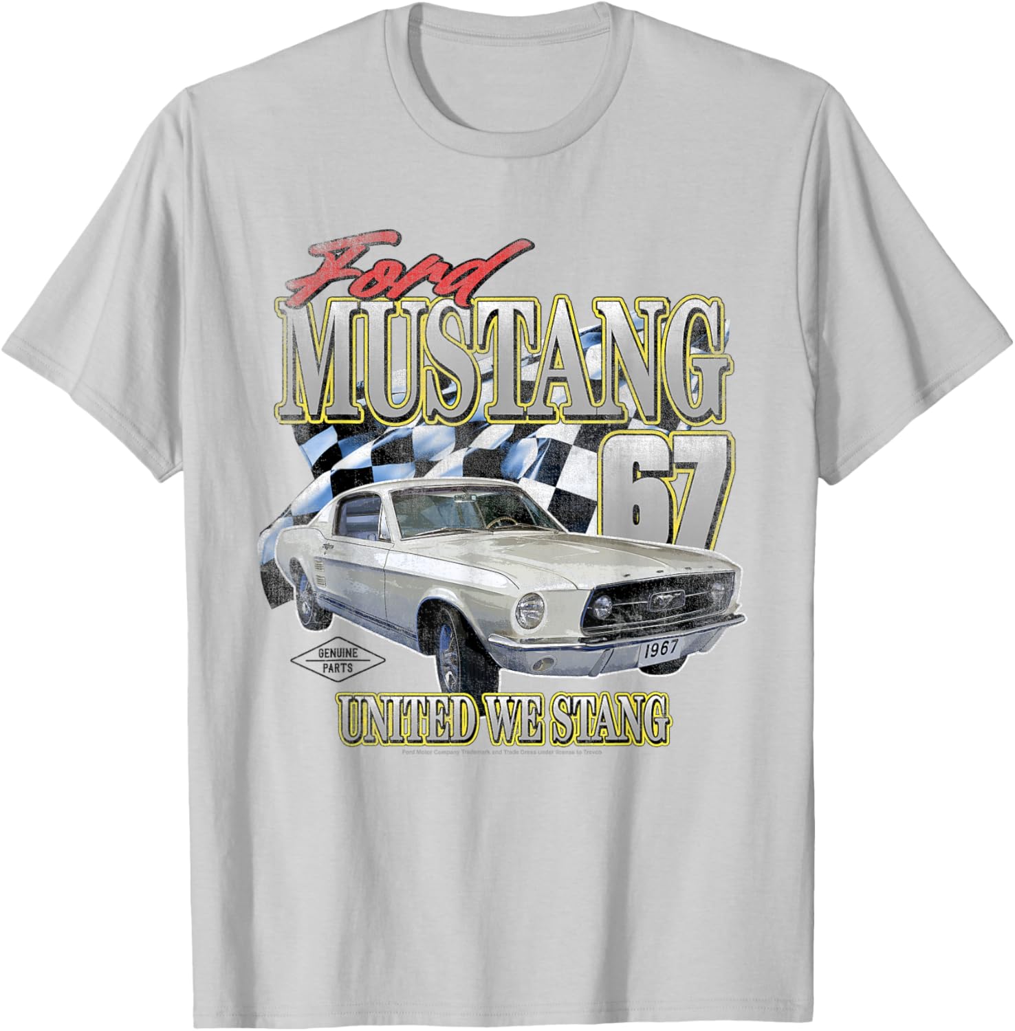 Ford Mustang 67 Fastback T-Shirt - T-Shirt | Ash