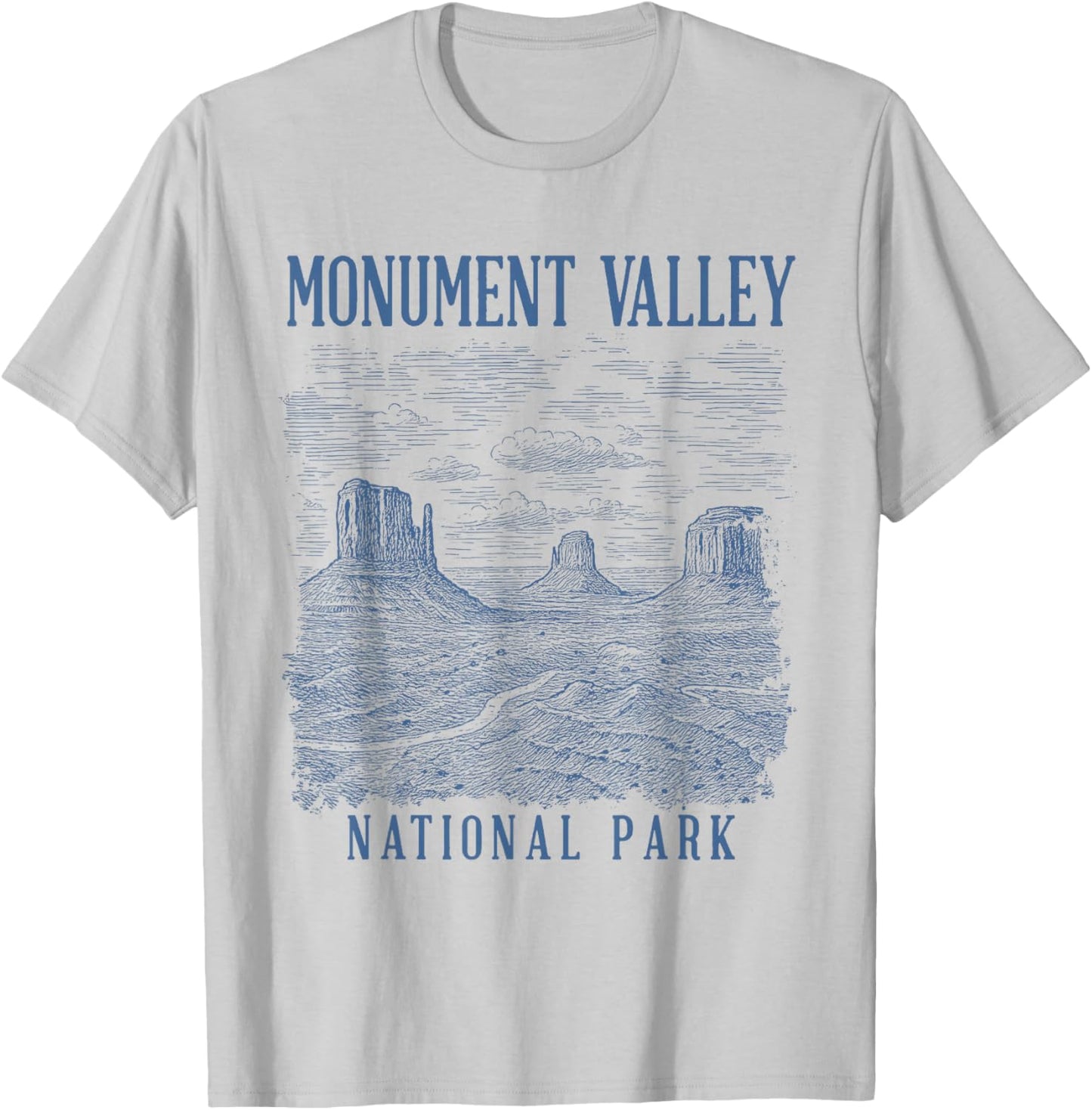 Monument Valley Arizona Traveling Nature Lover Exploring T-Shirt - T-Shirt | Ash