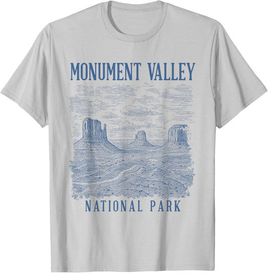 Monument Valley Arizona Traveling Nature Lover Exploring T-Shirt - T-Shirt | Ash