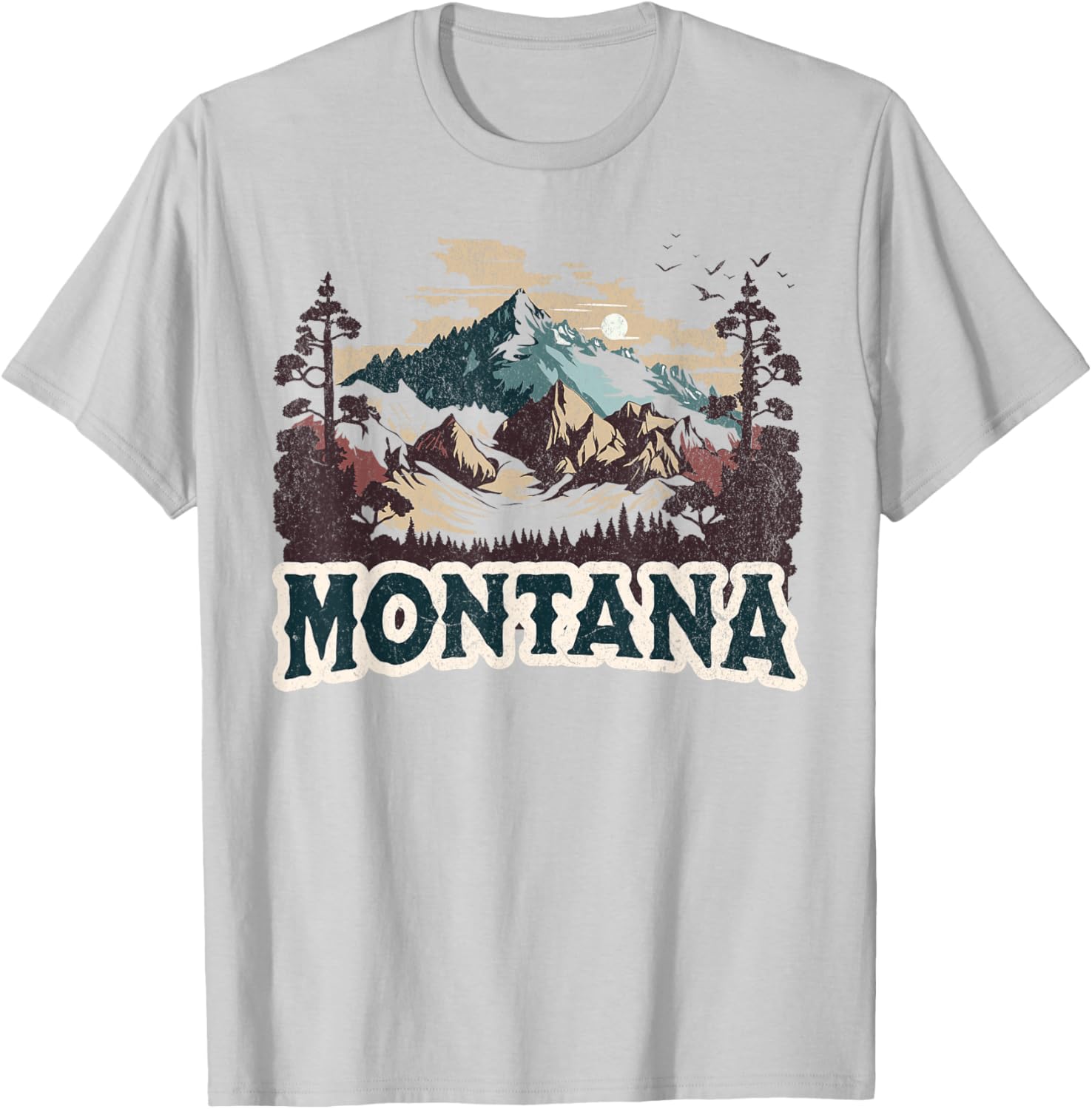 Montana T-Shirt - T-Shirt | Ash