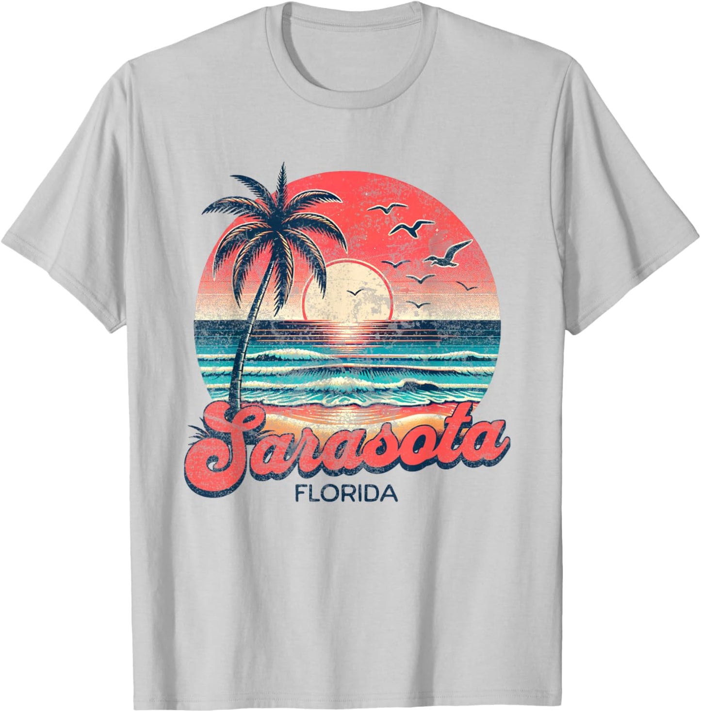 Sarasota T-Shirt - T-Shirt | Ash