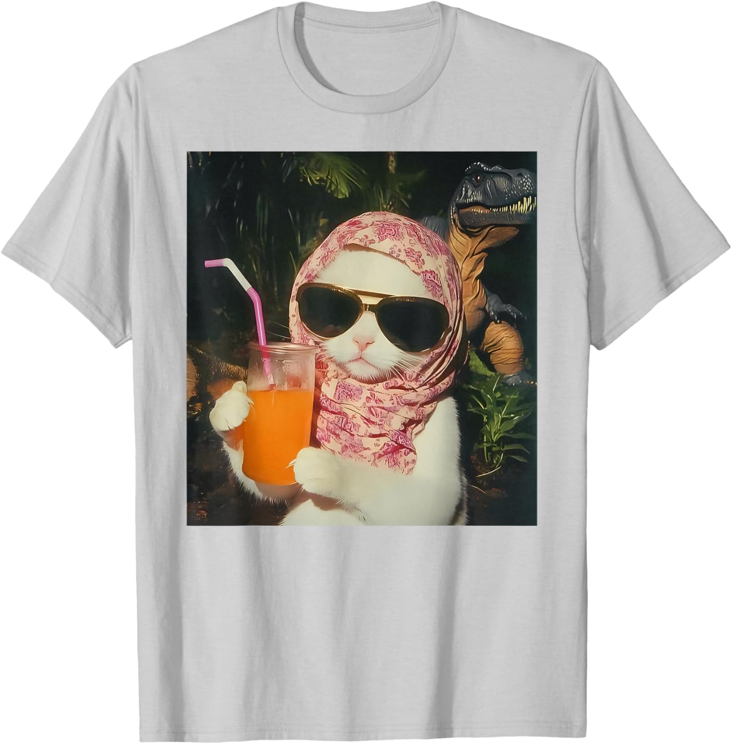 Funny Cat T-Shirt - T-Shirt | Ash