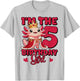 I'm The Birthday Girl 5th Axolotl Family Party Decoration T-Shirt - T-Shirt | Ash