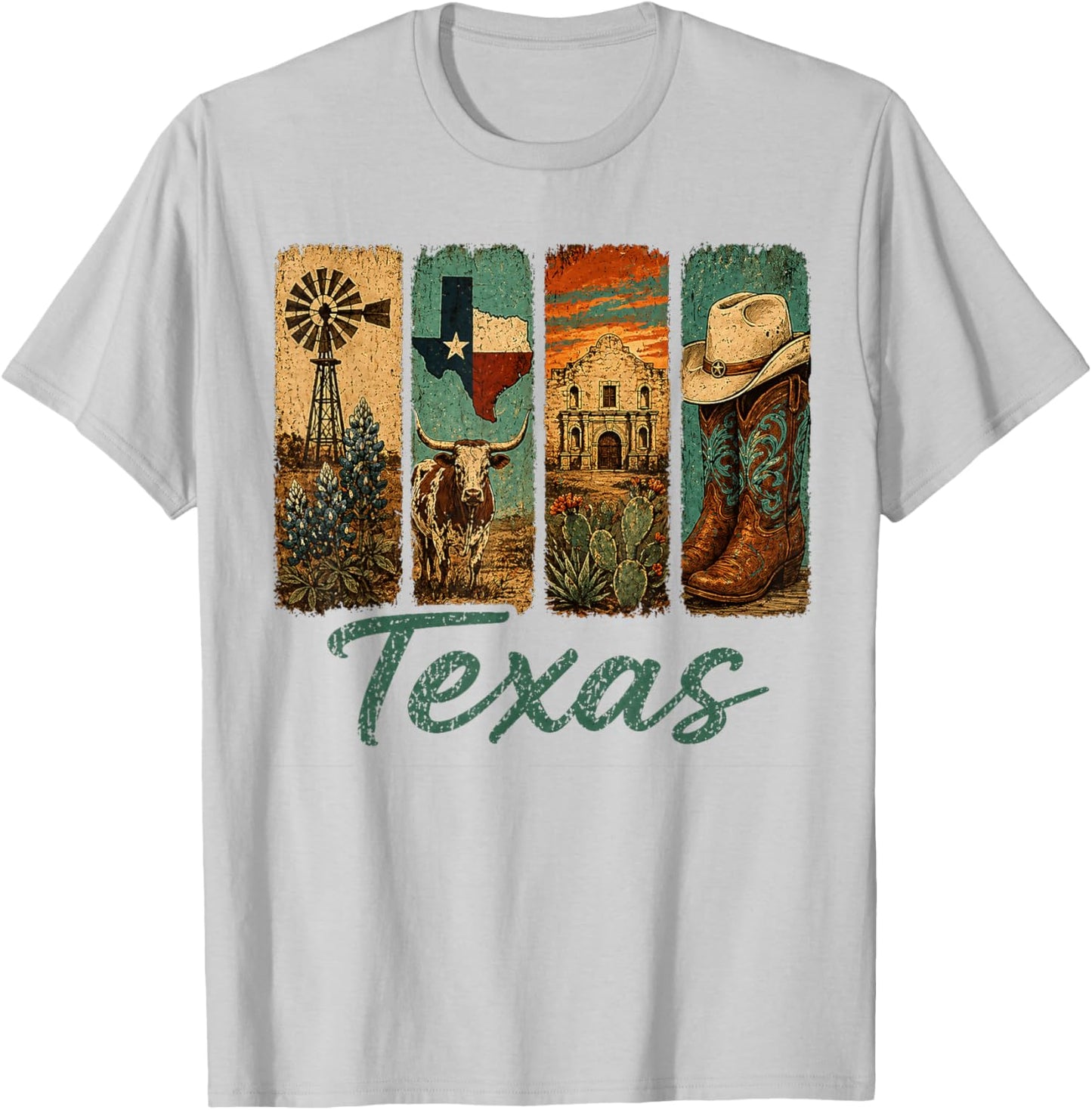 Texas Pride Men Women Kids Proud Texan T-Shirt - T-Shirt | Ash