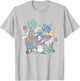 The Smurfs Smurfette Having Fun In Nature Distressed T-Shirt - T-Shirt | Ash
