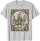 Medieval Frog On Cat T-Shirt - T-Shirt | Ash