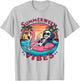Summerween Vibes Halloween Summer Fun Flamingo Skeleton T-Shirt - T-Shirt | Ash