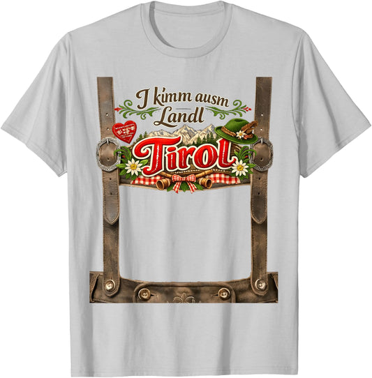 Tyrol DJ Apres Ski Outfit It's Time to Celebrate Tyrol T-Shirt - T-Shirt | Ash