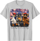 Funny 4th of July Independence Day Bad Day to Be A Hotdog T-Shirt - T-Shirt | Ash