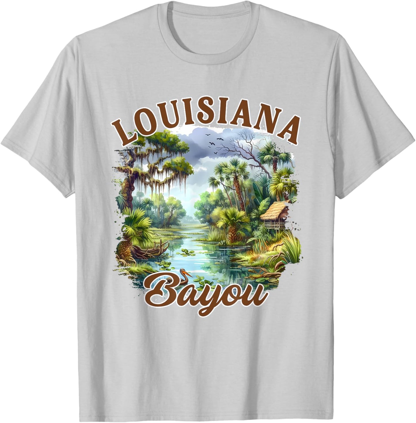 Louisiana Bayou Travel Exploring Trip Meet Me In Louisiana T-Shirt - T-Shirt | Ash