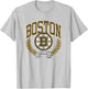 Boston Bruins Vintage Victory Gray Officially Licensed T-Shirt - T-Shirt | Ash
