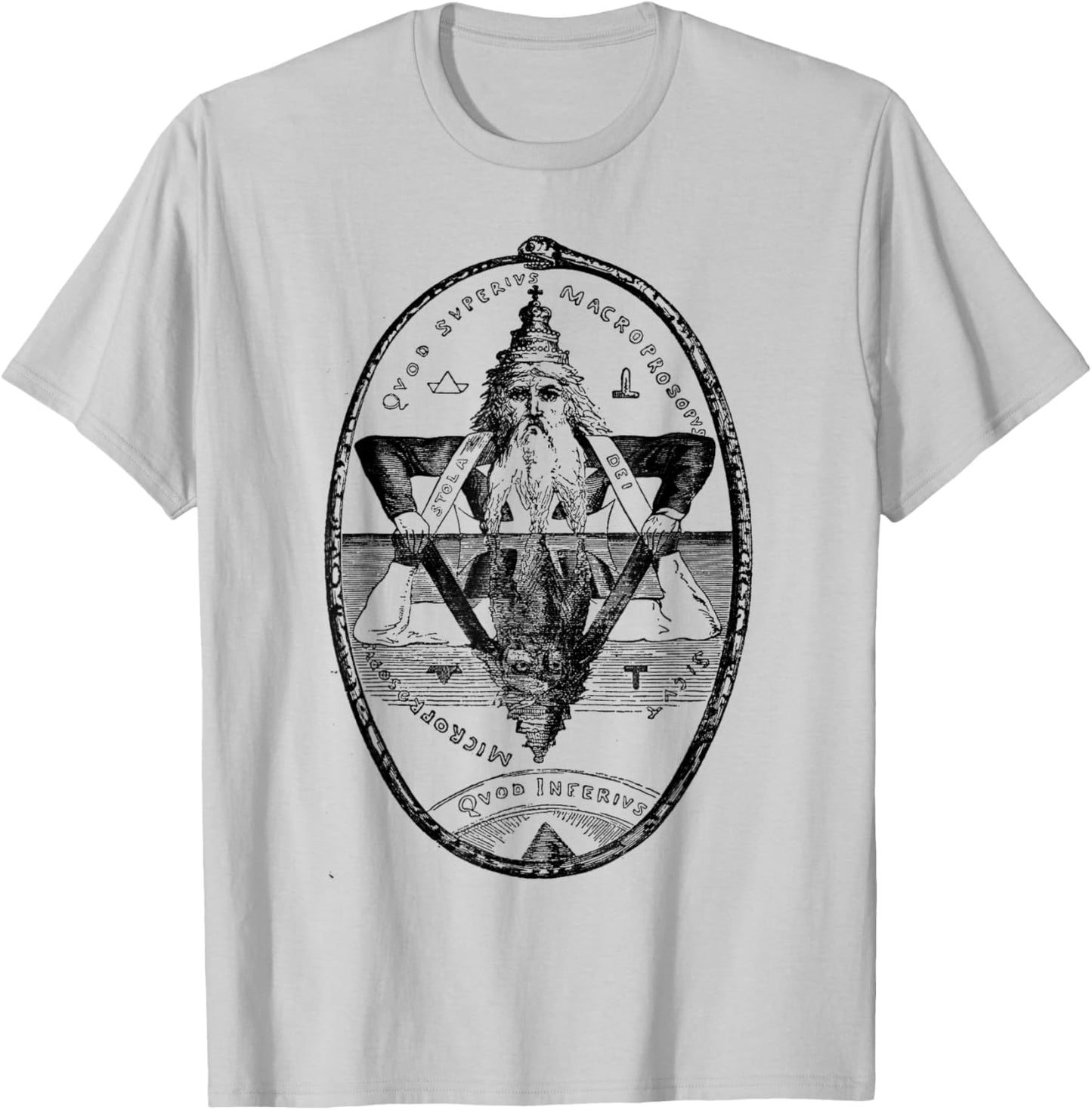 Hermeticism Trismegistus as Above so Below Hermetic T-Shirt - T-Shirt | Ash