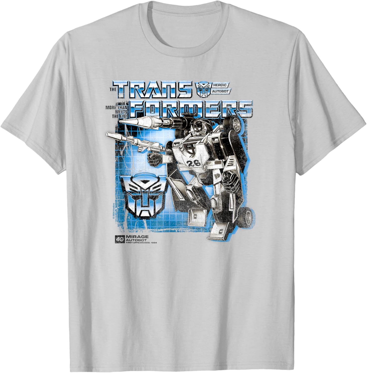 Transformers Mirage Box T-Shirt - T-Shirt | Ash