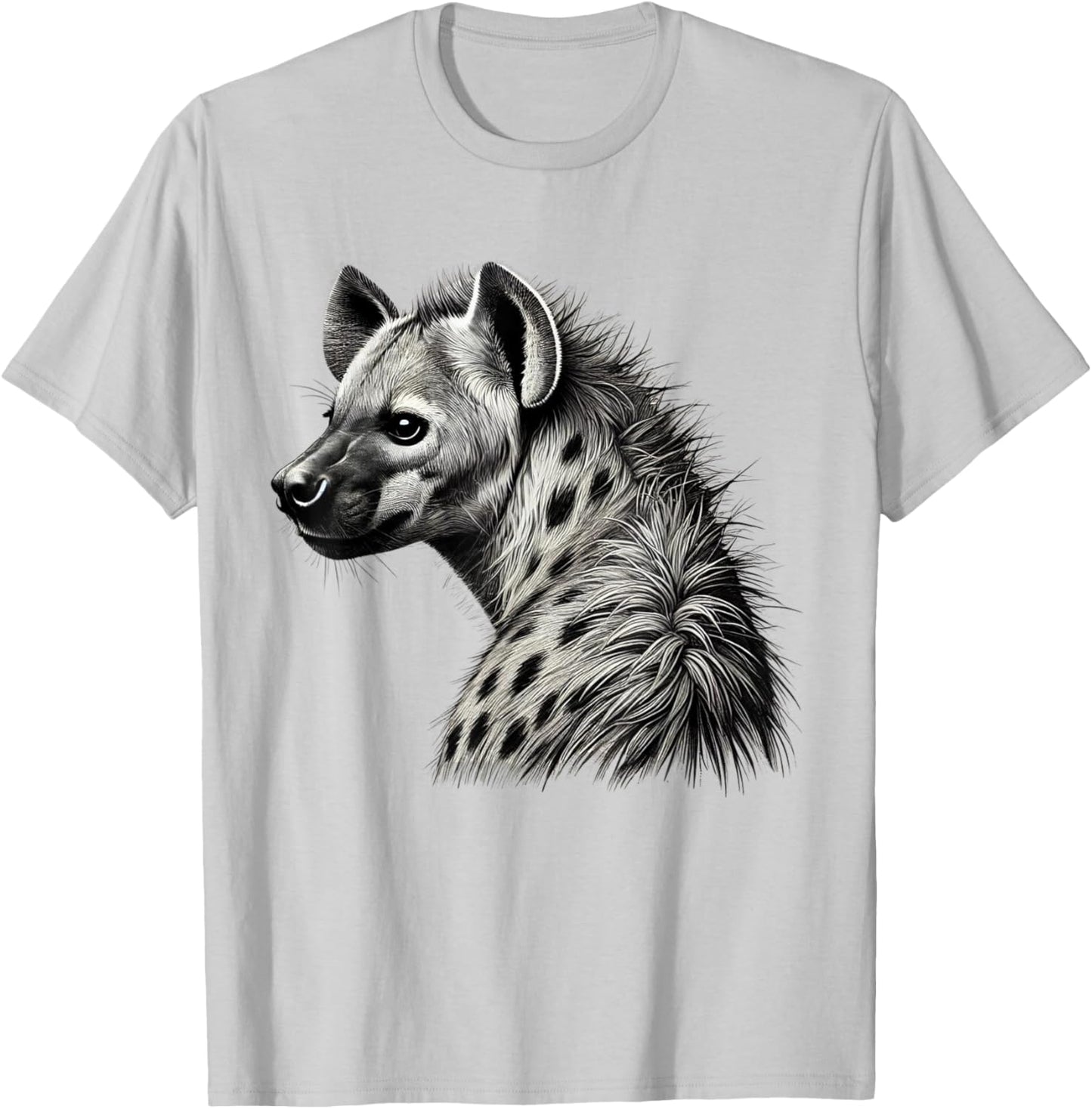 Spotted Hyena Wildlife Design for Hyena Fans T-Shirt - T-Shirt | Ash