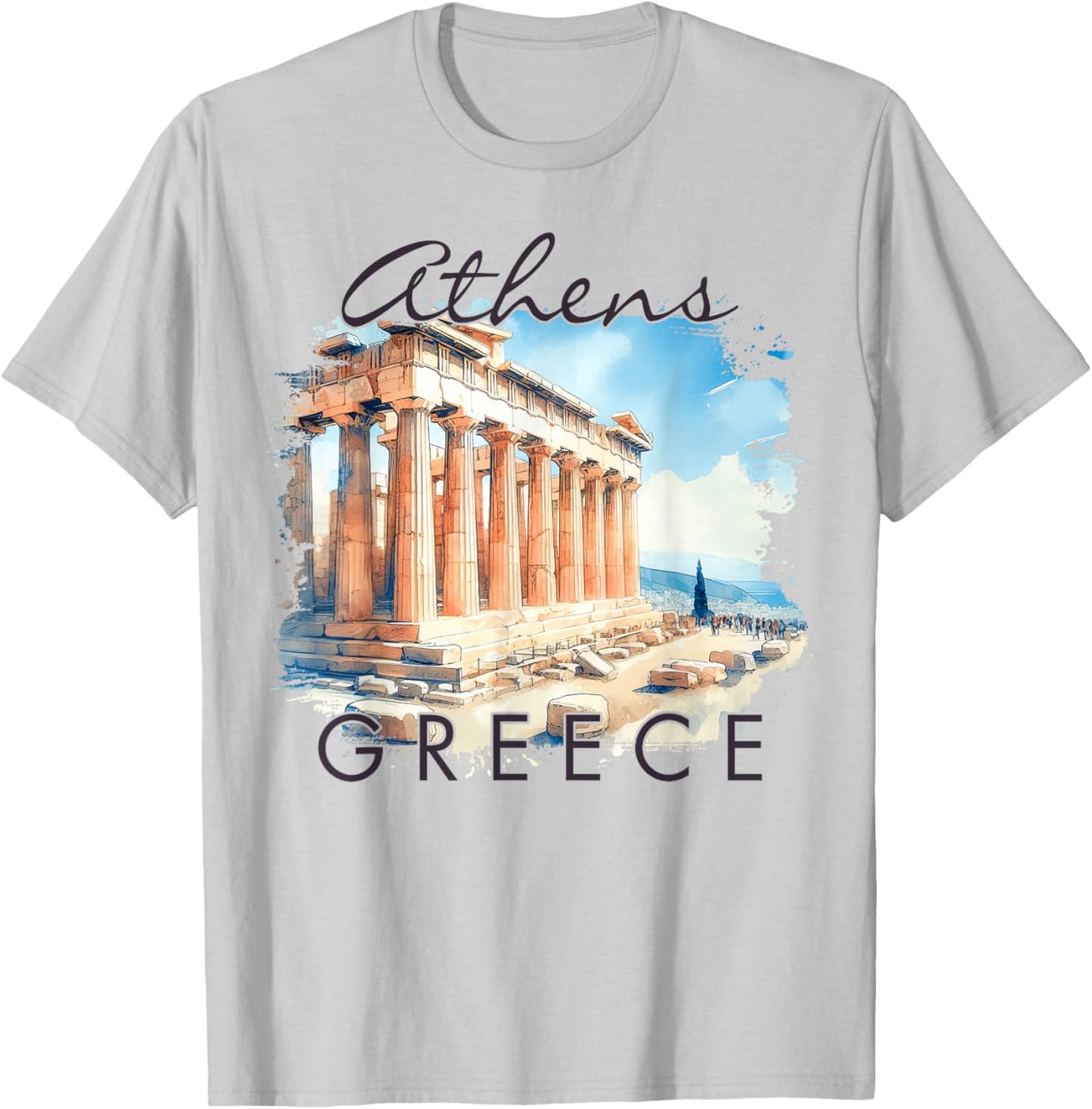 Athens Greece Travel Trip The Parthenon Meet Me In Athens T-Shirt - T-Shirt | Ash