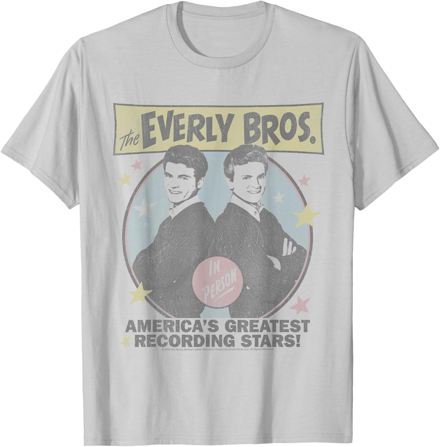 The Everly Brothers In Person T-Shirt - T-Shirt | Ash