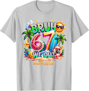 Cute 67 Last Day of School Gen A Last Day of School Kids T-Shirt - T-Shirt | Ash