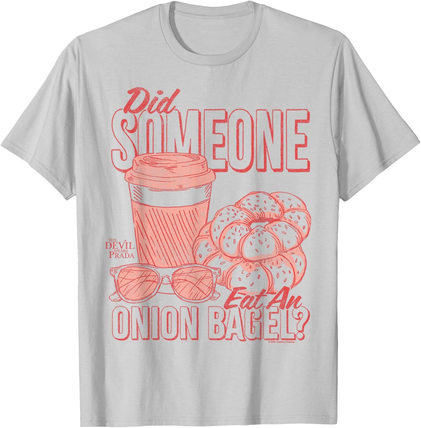 The Devil Wears Prada Did Someone Eat an Onion Bagel? Sketch T-Shirt - T-Shirt | Ash
