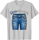 Denim and Diamonds Blue Denim Jeans Outfit Women Girls T-Shirt - T-Shirt | Ash
