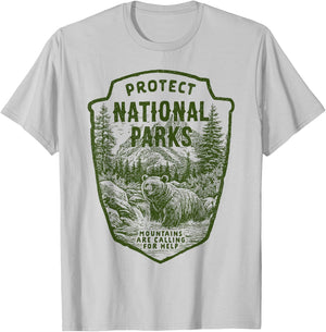 Protect Support National Parks Bear River Graphic T-Shirt - T-Shirt | Ash