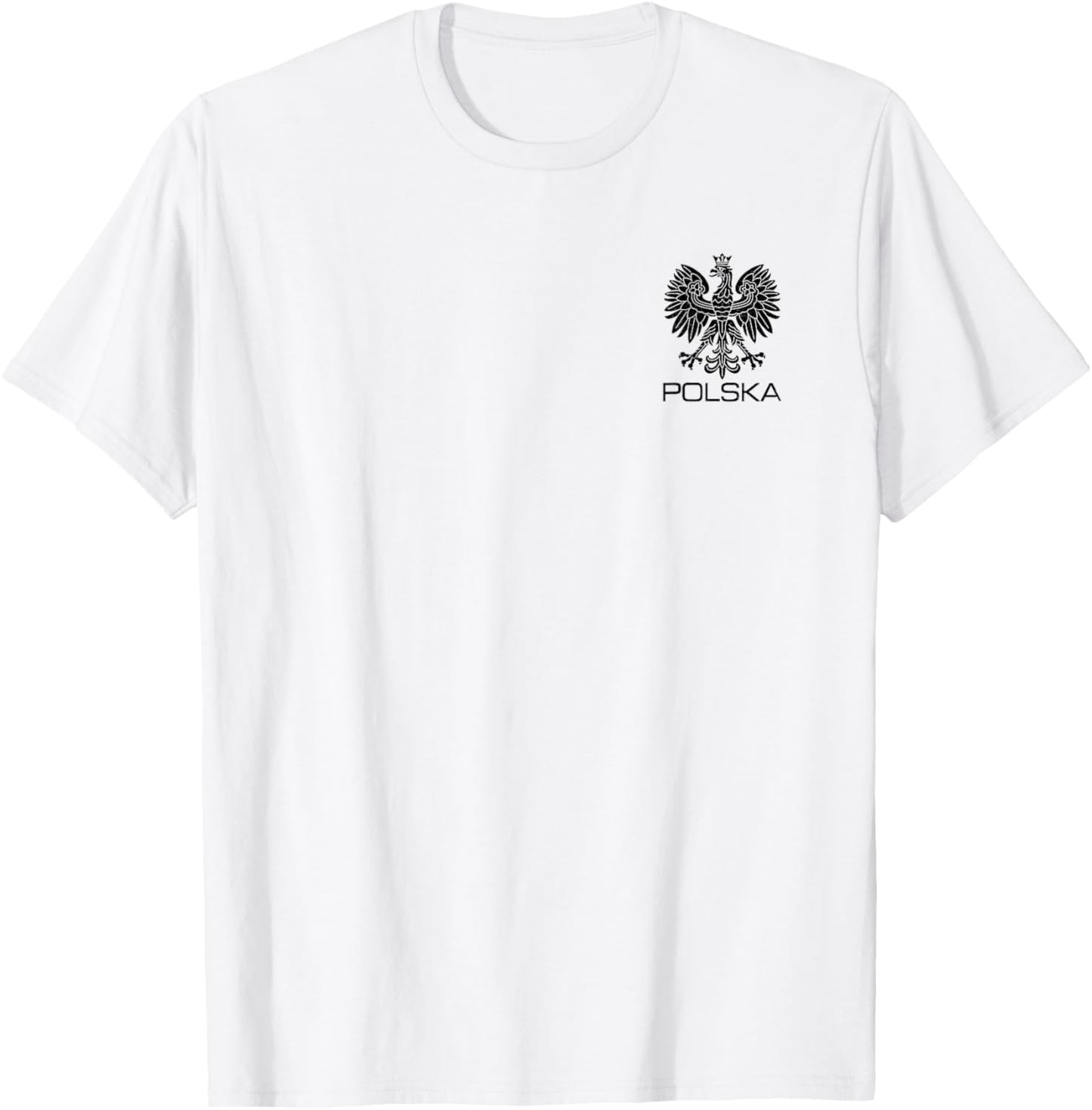 Polska Poland Eagle Symbol Flag Polish Coat of Arms Emblem T-Shirt - T-Shirt | White