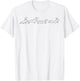 Dachshund Line Art cute Doxie Wiener Dog for woman kids T-Shirt - T-Shirt | White