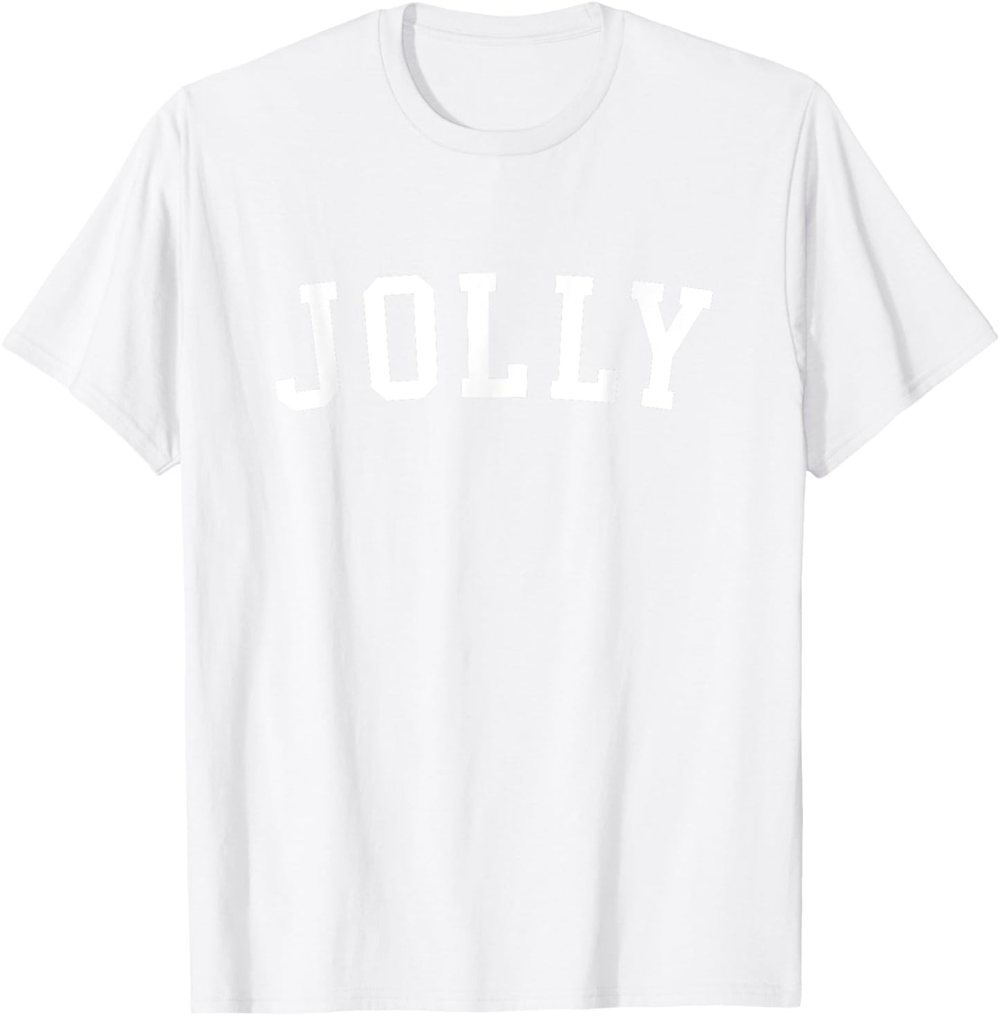 Jolly Merry Christmas T-Shirt - T-Shirt | White
