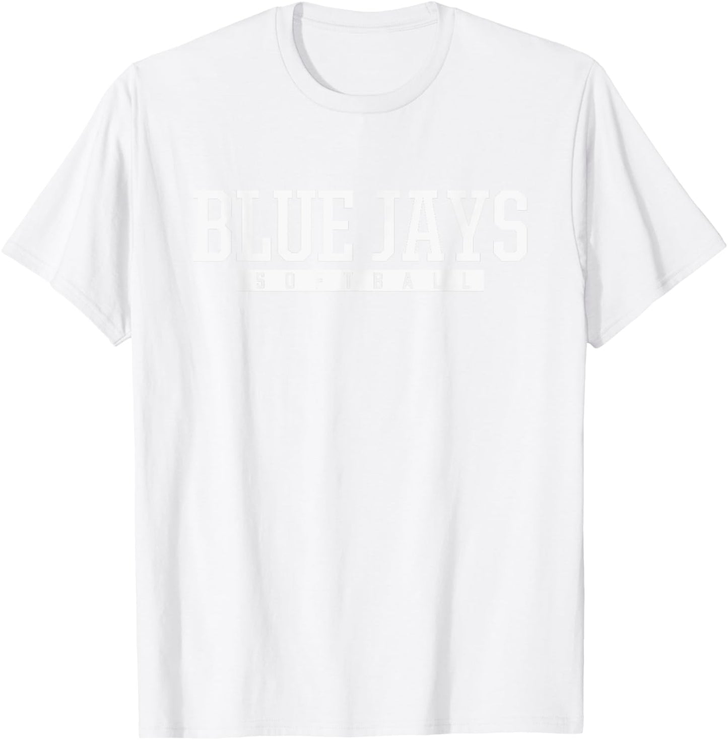 Cimarron Blue Jays Softball HS T-Shirt - T-Shirt | White